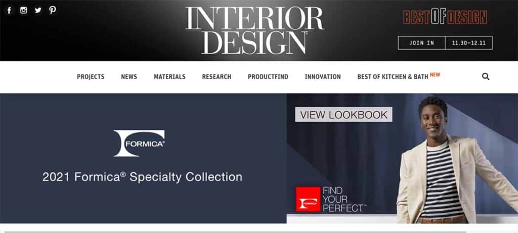 best interior design websites