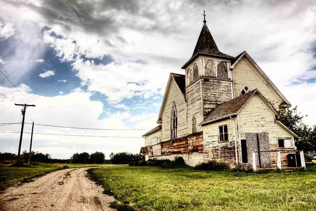 abandoned church