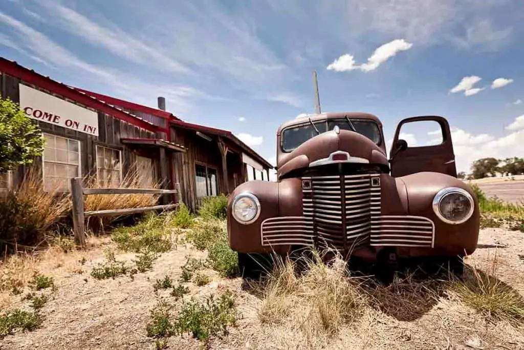 abandoned town